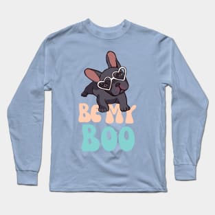 Retro Valentine Frenchie Long Sleeve T-Shirt